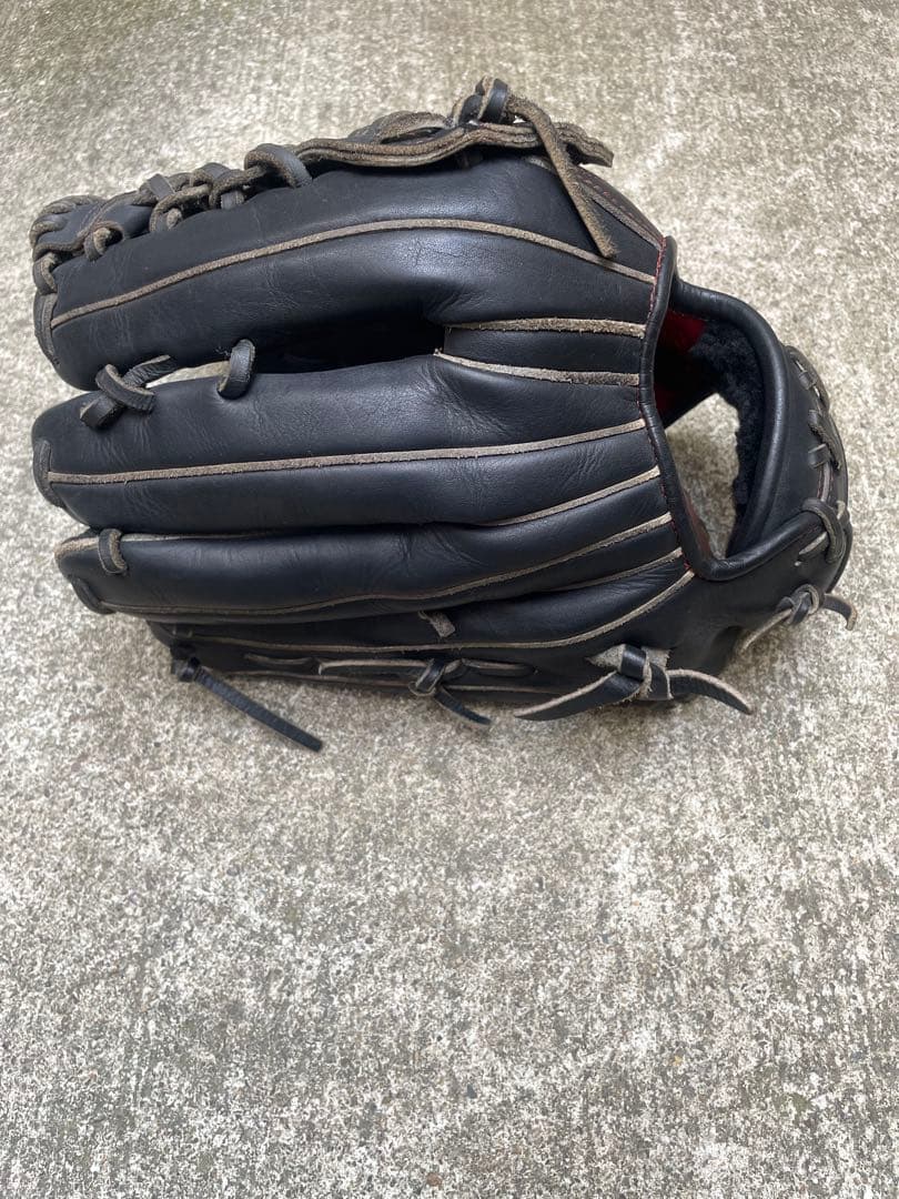 【商品値下げ中‼️一般硬式】ミズノプロオーダーグローブ　外野手用　刺繡入り