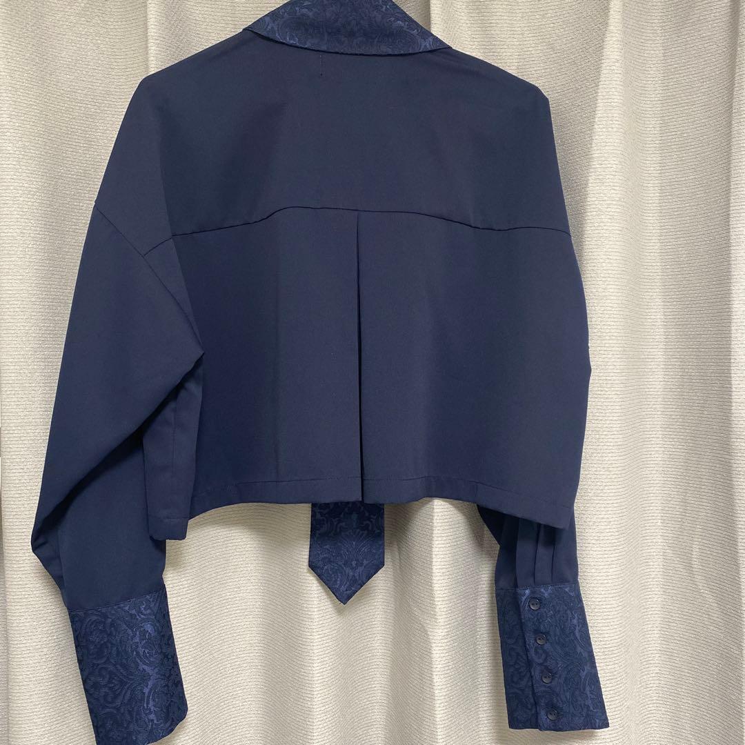 【HARE】ジャガードイソザイネクタイシャツ