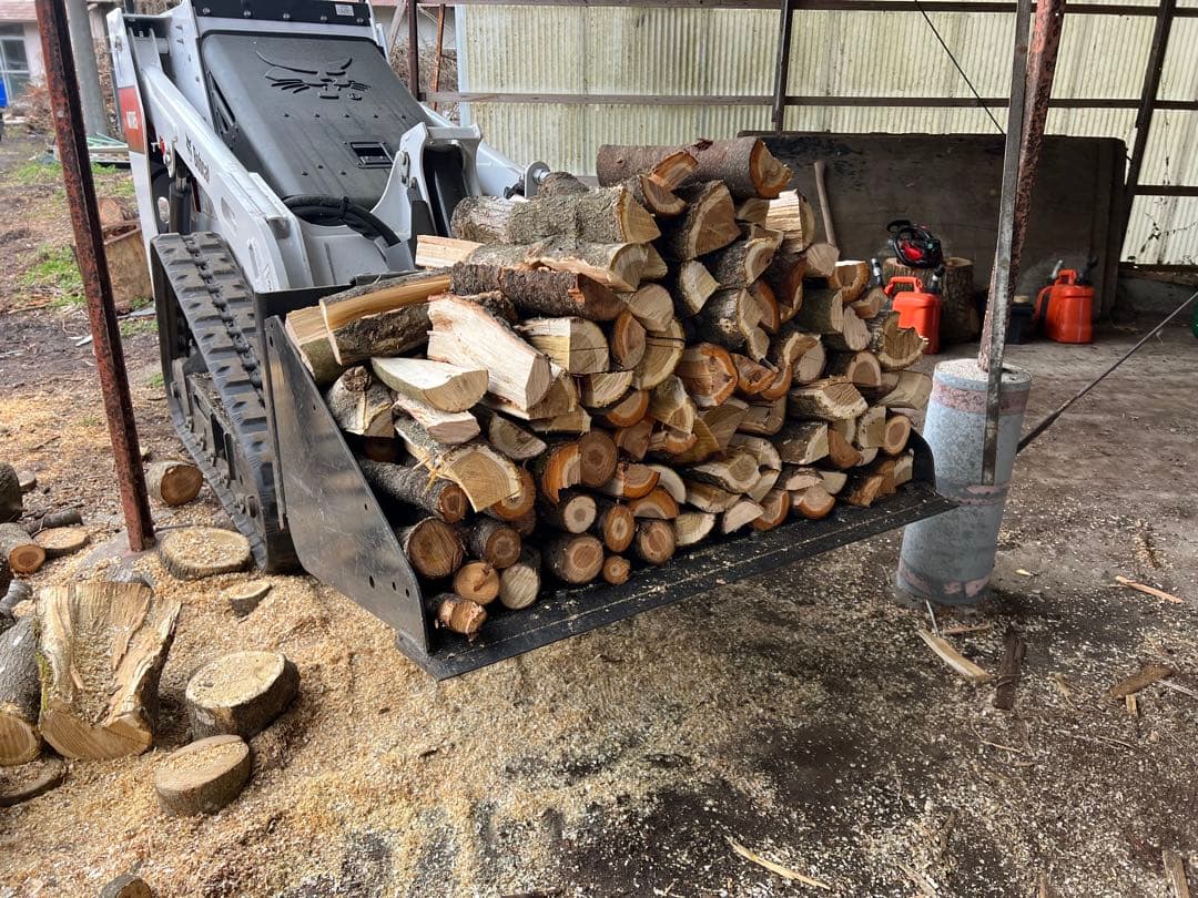 乾燥済み薪 軽トラダンプ1車