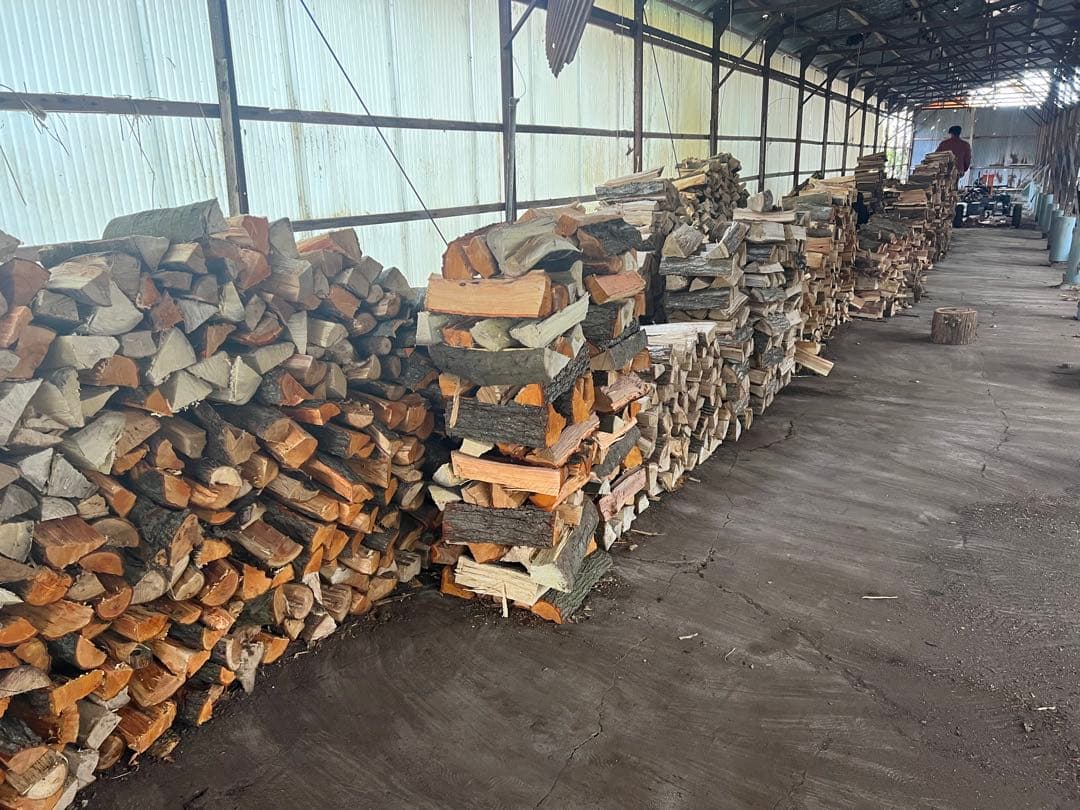 乾燥済み薪 軽トラダンプ1車