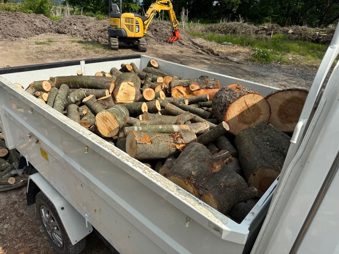 乾燥済み薪 軽トラダンプ1車