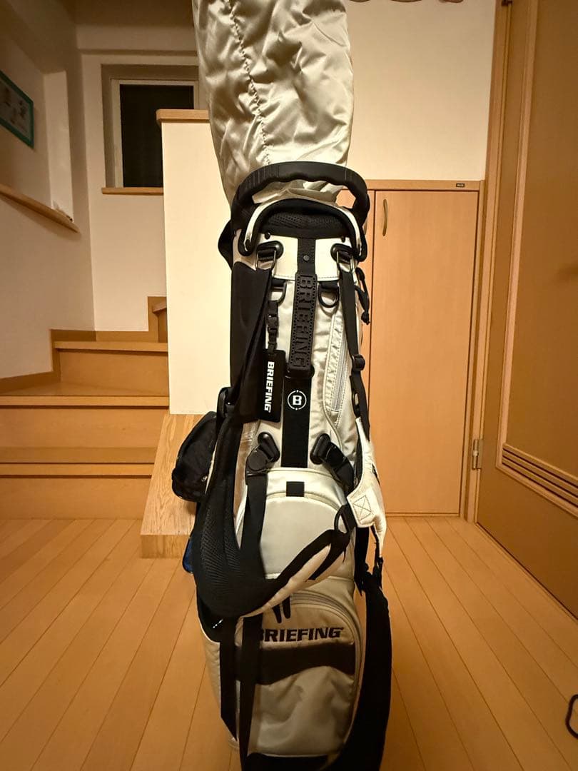 BRIEFING ホワイト キャディバッグ