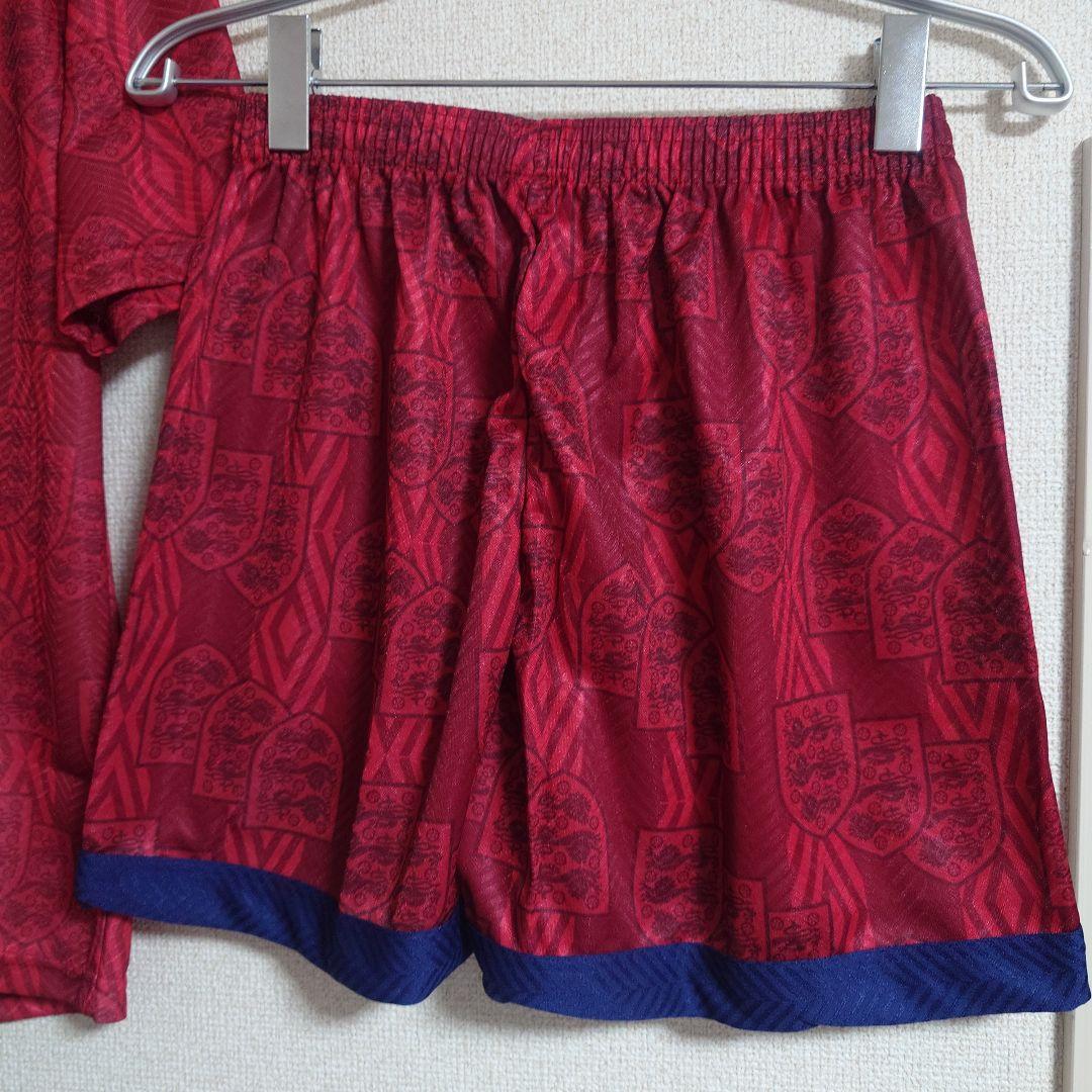 【レア】イングランド代表93/95アウェイ 未使用ユニ＋タグ無しパンツset