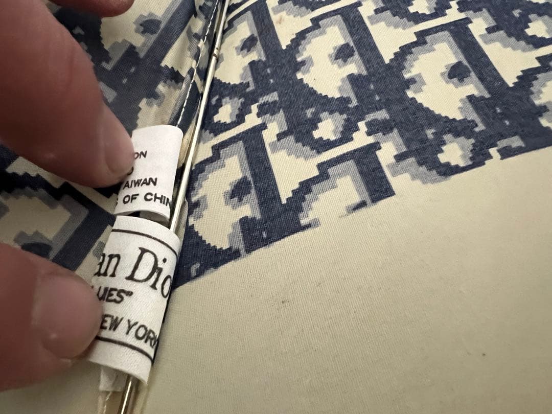 Christian Diorロゴ柄 トロッター 折り畳み傘収納ケース付