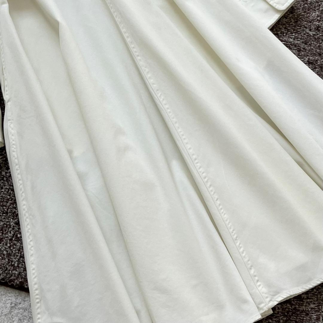 24SS✨極美品✨ポロラルフローレン シャツワンピース 大きいサイズ 2XL 白