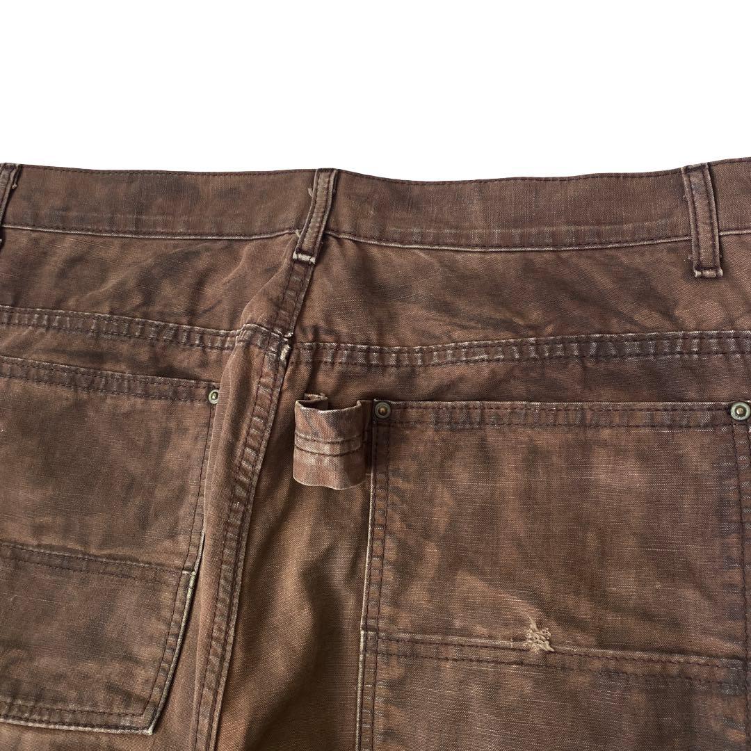 90s USA製 Polo ラルフローレン ヴィンテージ加工 ワークパンツ