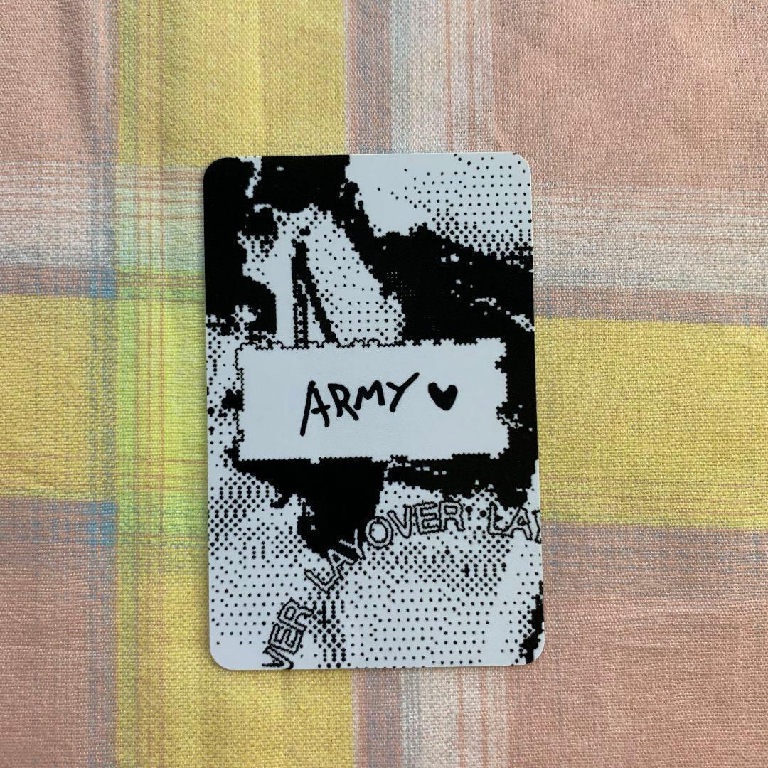 BTS 事前収録 Layover 特典 トレカ テヒョン