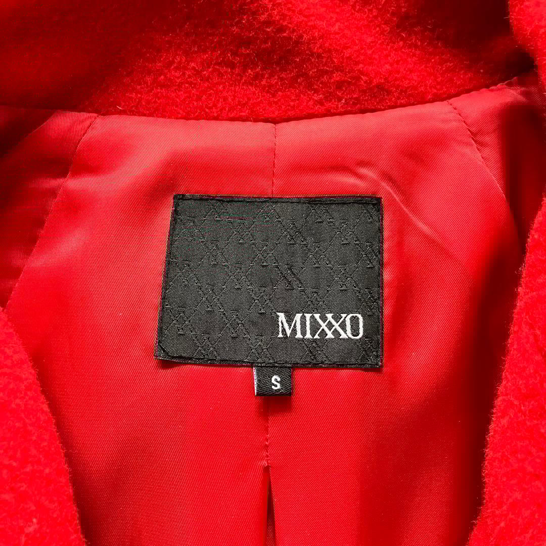 プ*8様 MIXXO ミソ ミッソ 赤 ウールケープ コート マント ポンチョ