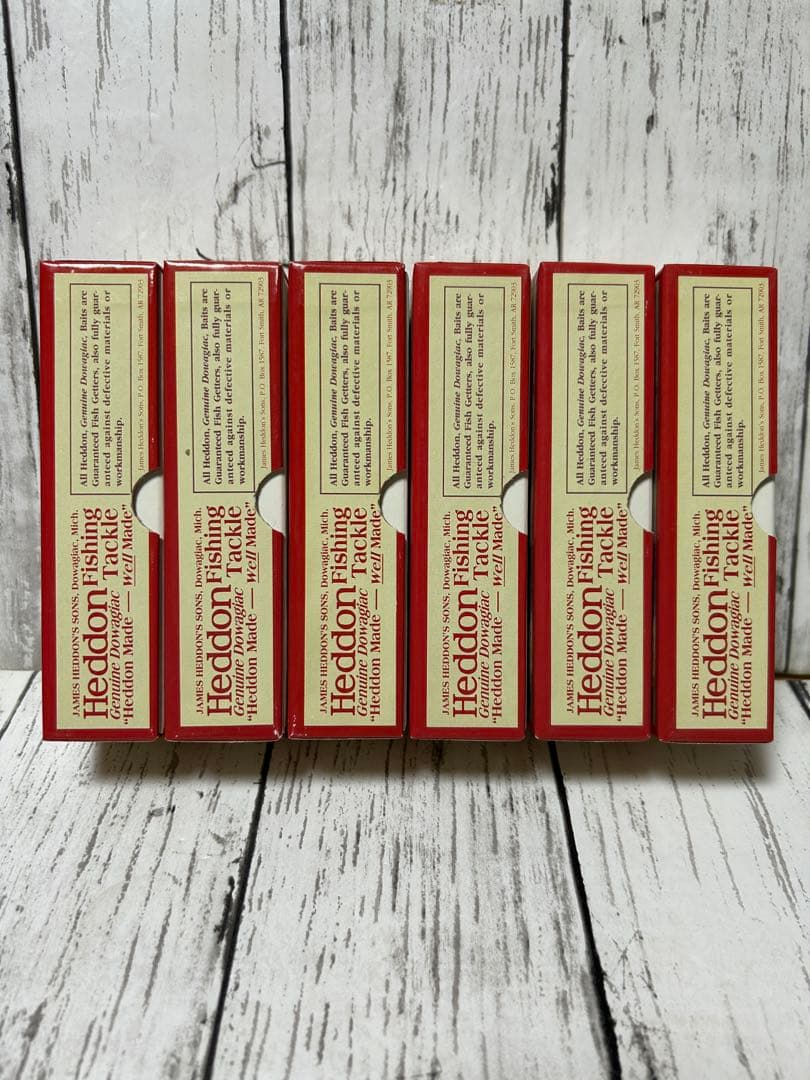 ヘドンheddon 100th X6500Wザラゴッサ新品未使用6個セット