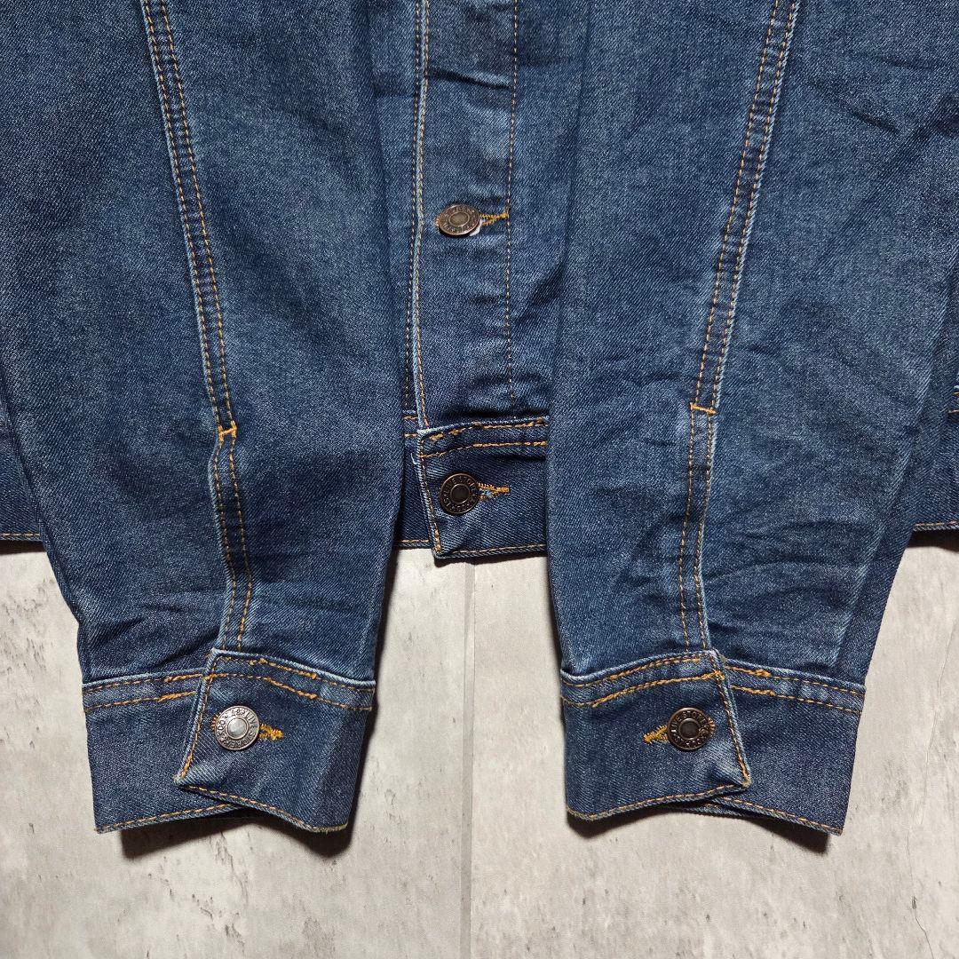 希少 海外コラボ デニムジャケット 芸者 Geisha アート