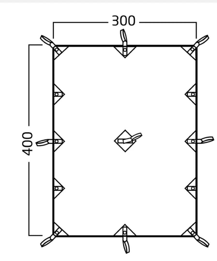 RSH8　正規品 ノルディスク カーリ 12 コットンタープ 242042