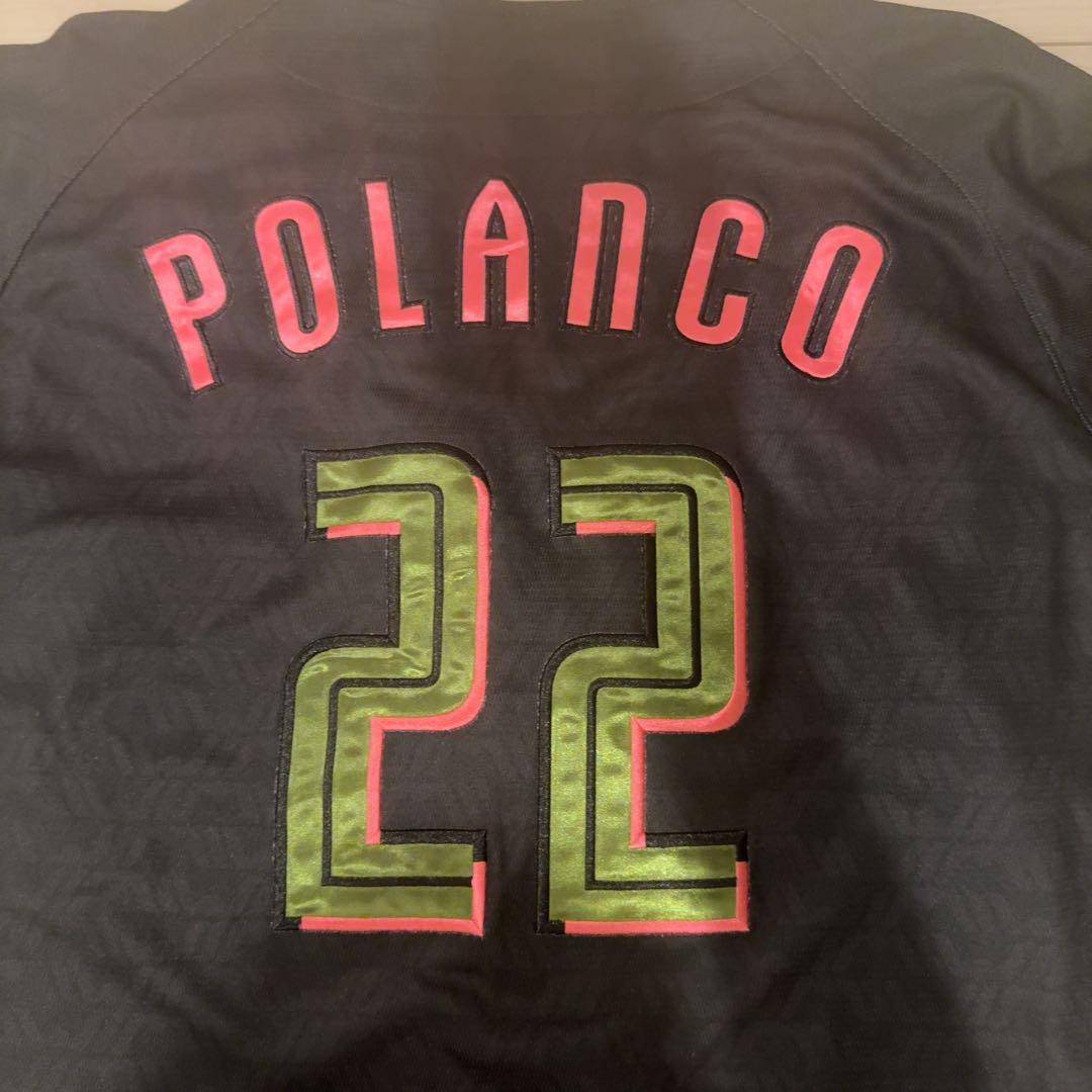 千葉ロッテマリーンズ ブラックサマーユニフォーム 22ポランコ Mサイズ