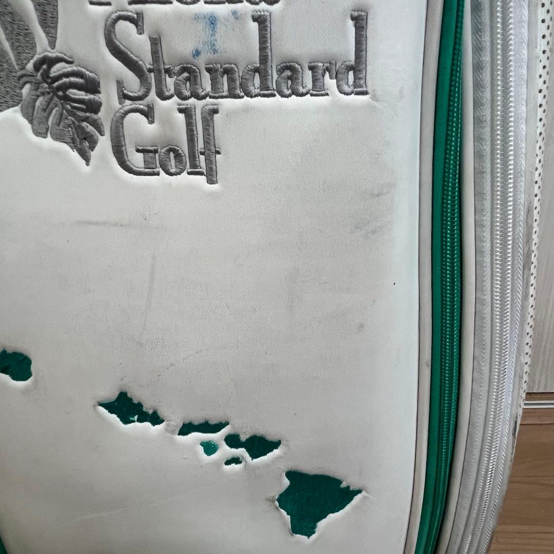 Aloha Standard ゴルフキャディバッグ ホワイト/レア