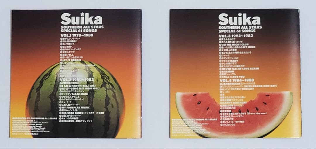 サザンオールスターズすいか SOUTHERN ALL STARS 61SONGS