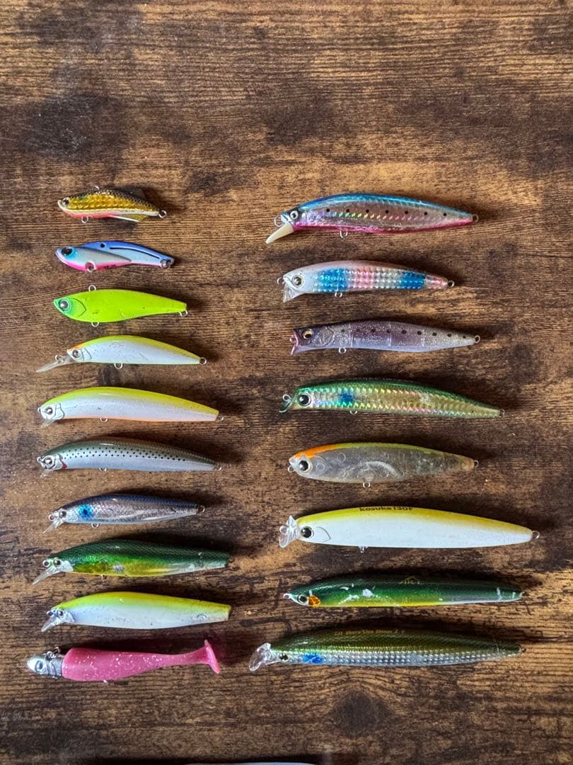 USED ルアー　シーバス　チヌ　ヒラスズキ　ダイワ、シマノ、アイマ、メガバス他