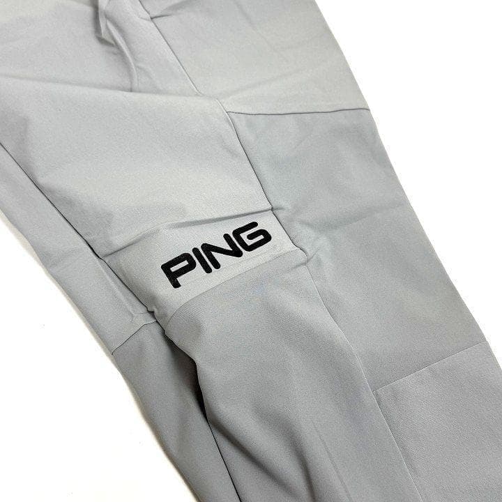 新品PING ピン ゴルフ 4WAYストレッチ テーパード パンツ グレー LL