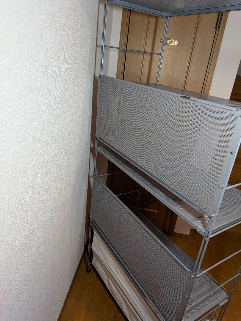 《送料込》MUJI スチールユニットシェルフ 棚 収納 台 引出し 廃盤スタイル