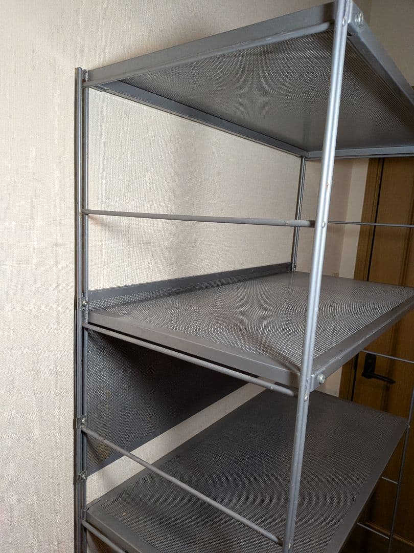 《送料込》MUJI スチールユニットシェルフ 棚 収納 台 引出し 廃盤スタイル