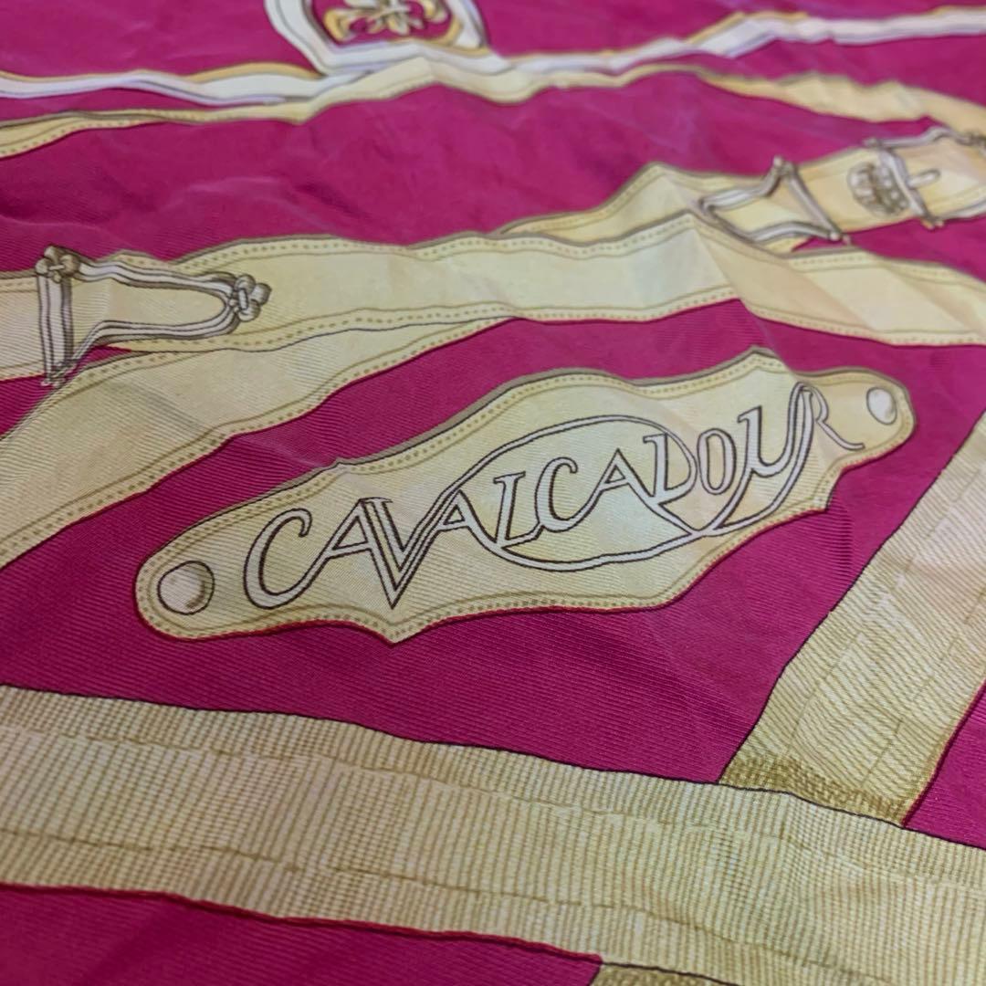 【VINTAGE】60s-80s Hermes カレ90 CAVALCADOUR