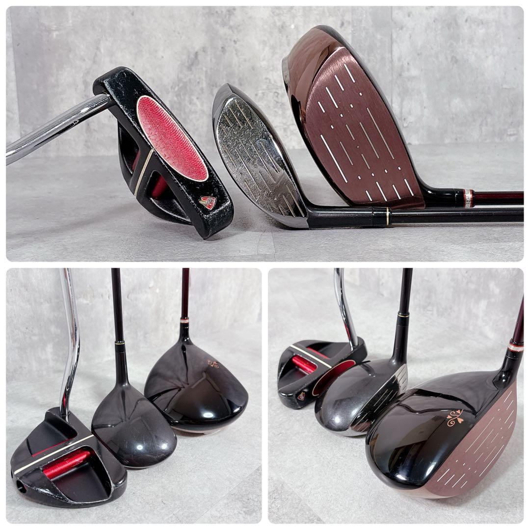 T270 マルマン 他 ゴルフクラブ レディース フルセット シャトル 初心者