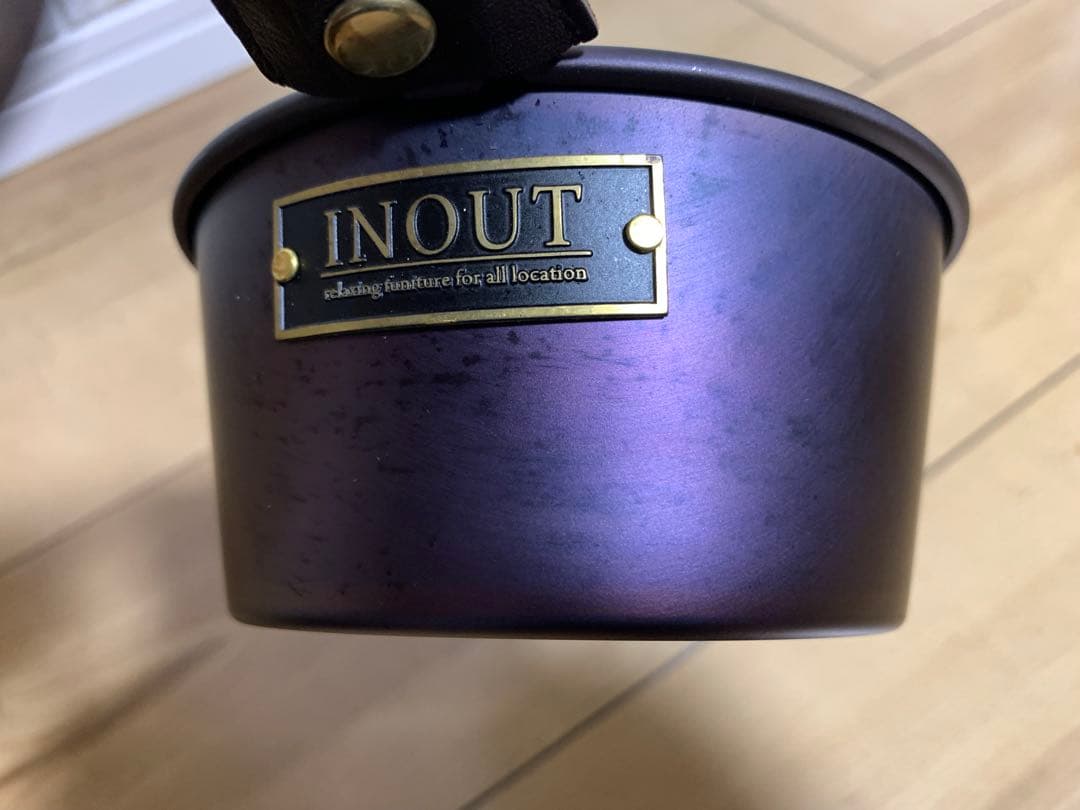INOUT 紫色 マグカップ レザーグリップ2個セット