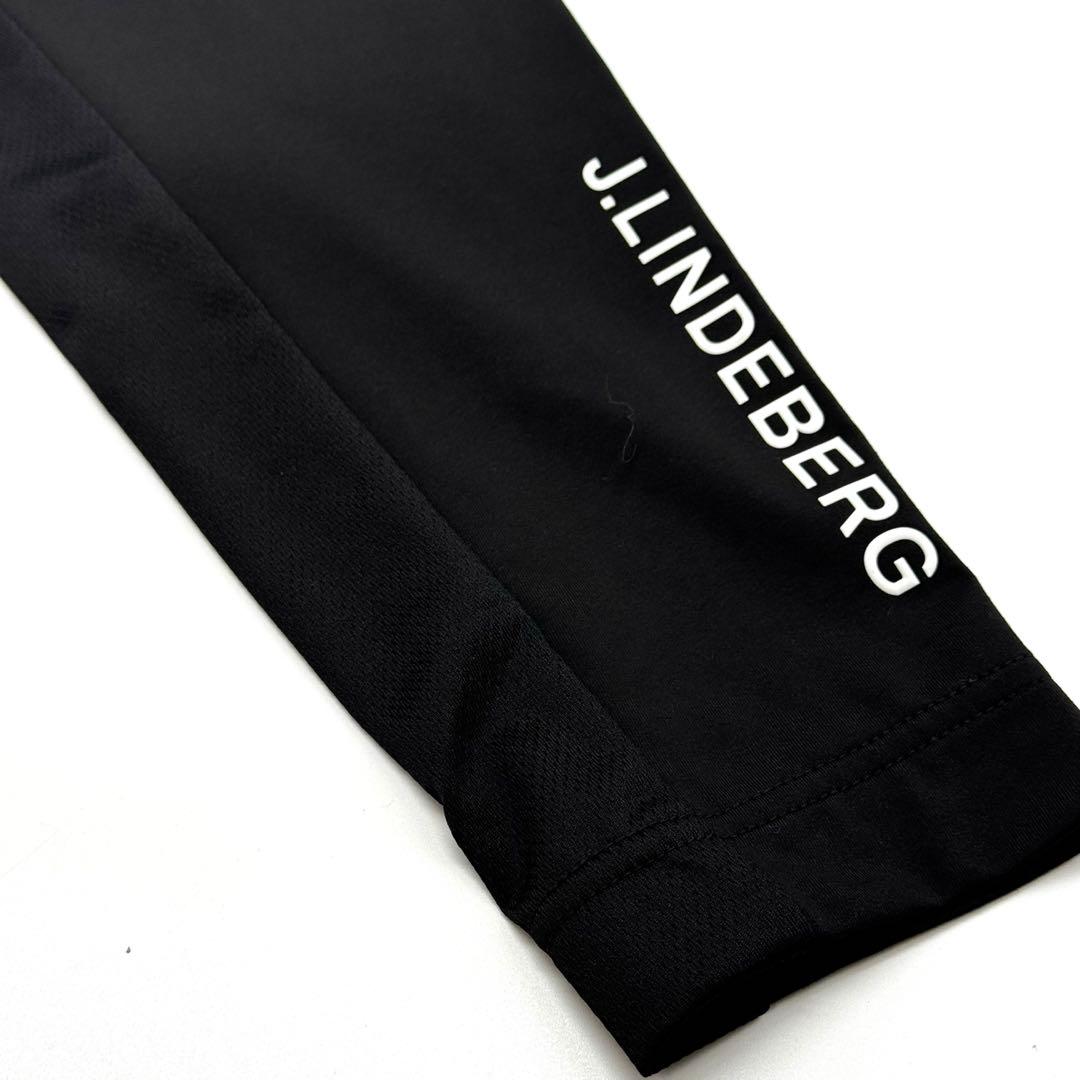 未使用　ジェイリンドバーグ ブラック ゴルフハーフジップシャツ 48 レイヤー