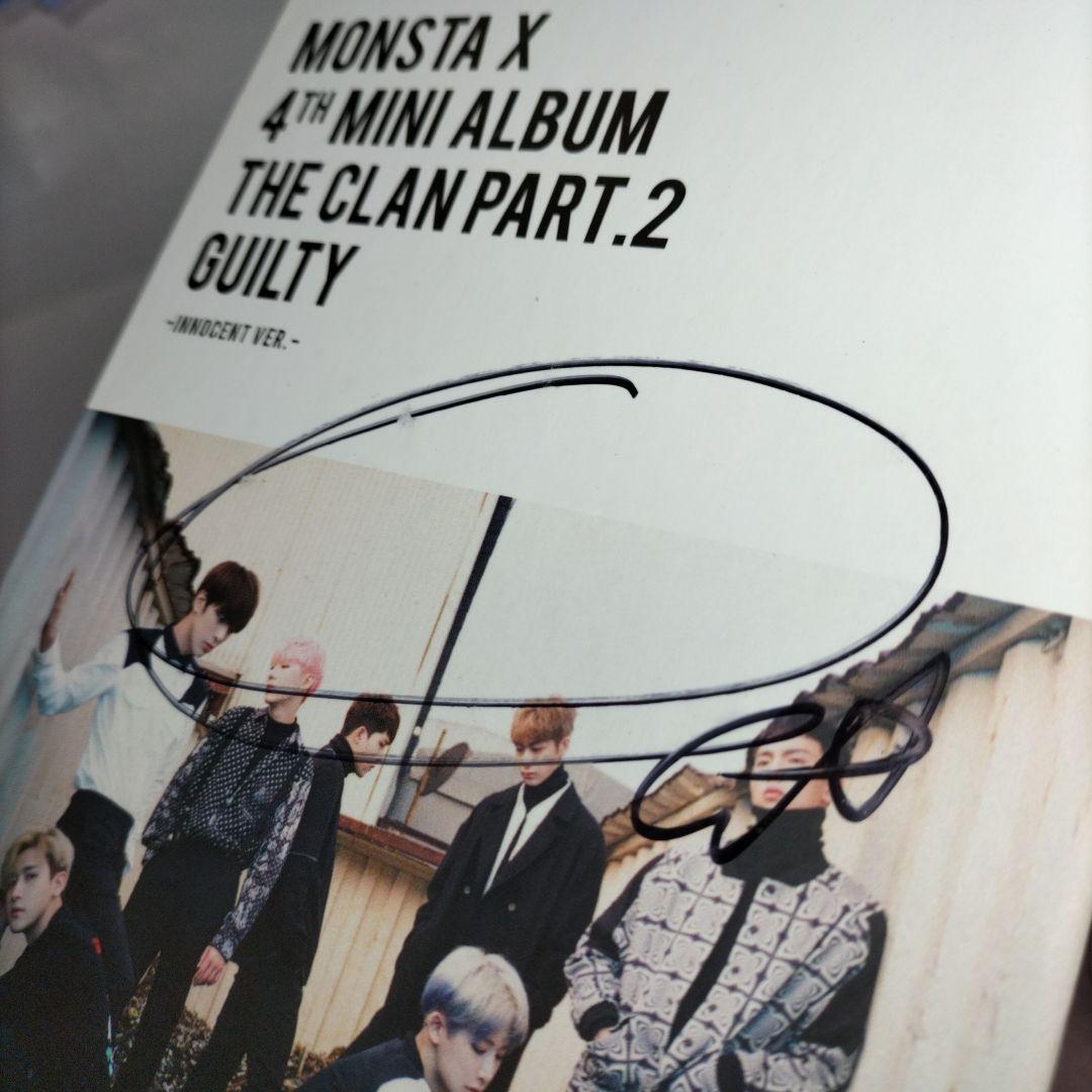 ⭐直筆サイン入り・ヒョンウォン HYUNWON⭐MONSTA X⭐