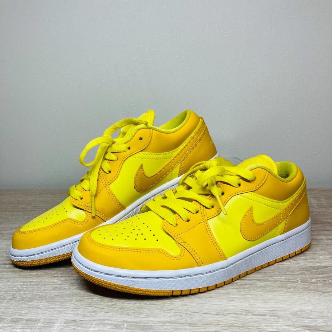 NIKE Air Jordan 1 Low サニーイエロー 24.5cm