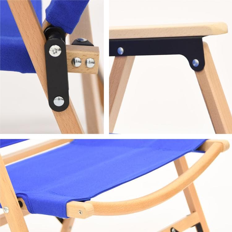 アウトドアチェア 2個セット revir of  ウッドチェア