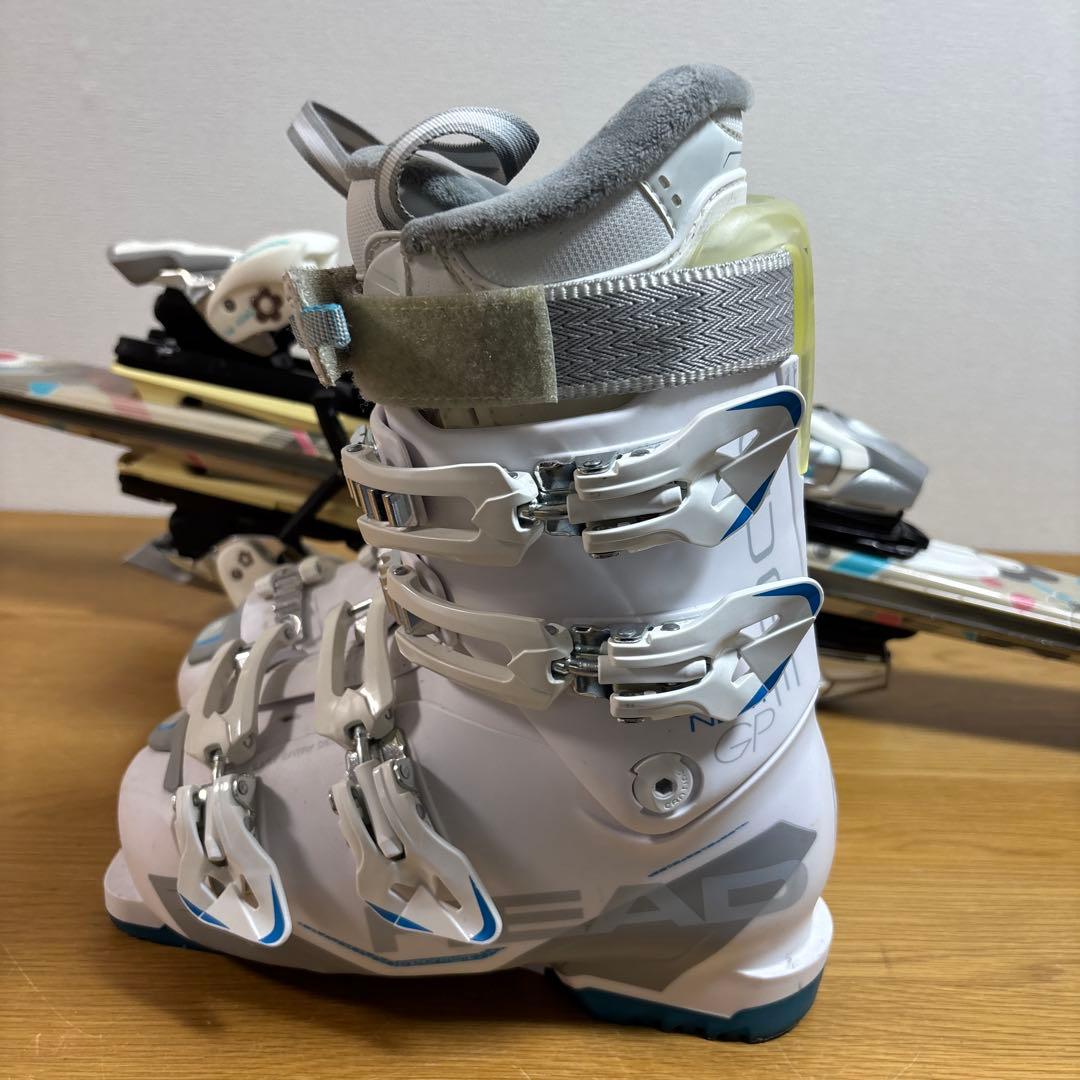 レディーススキーセット　head 23-23.5cm SALOMON 131cm