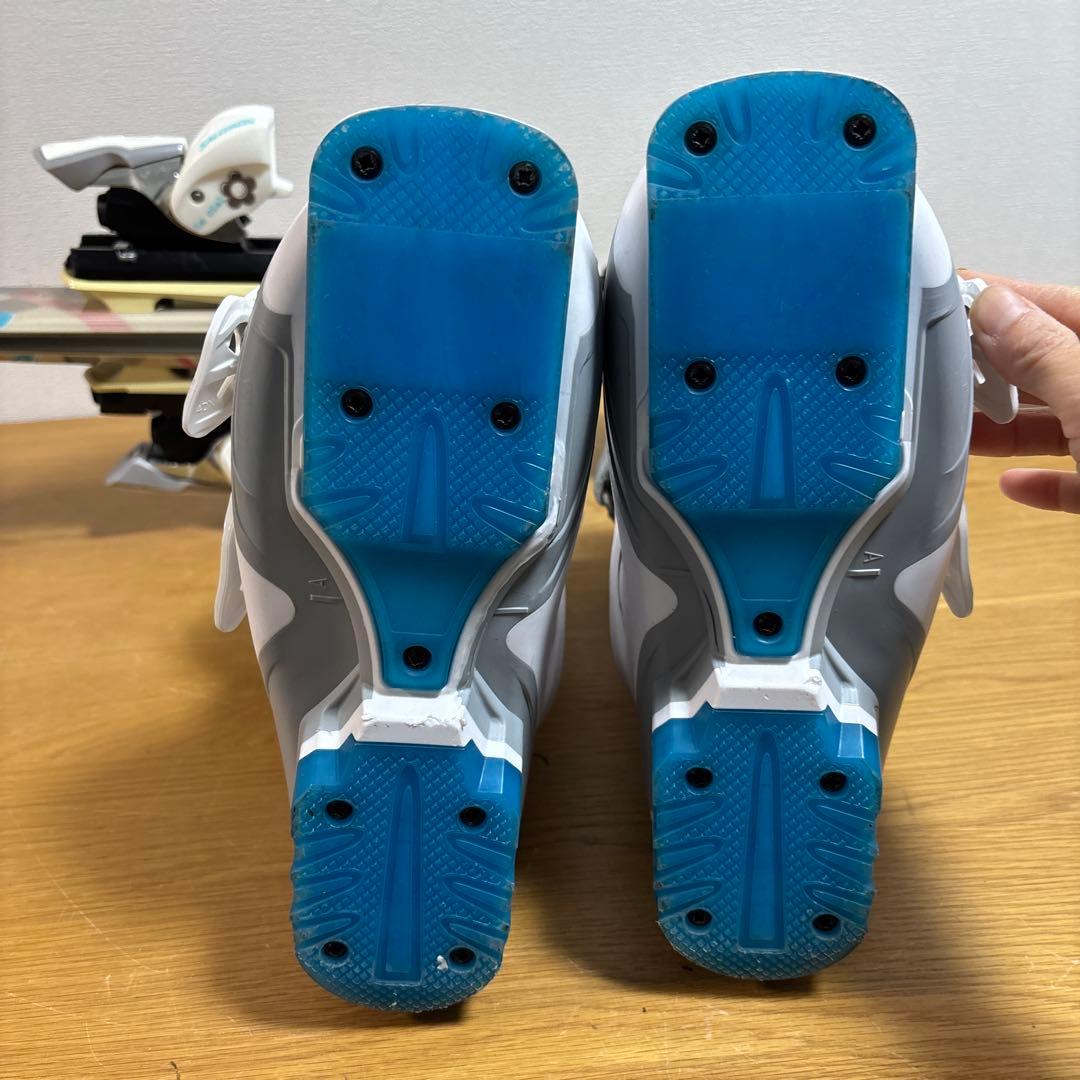 レディーススキーセット　head 23-23.5cm SALOMON 131cm