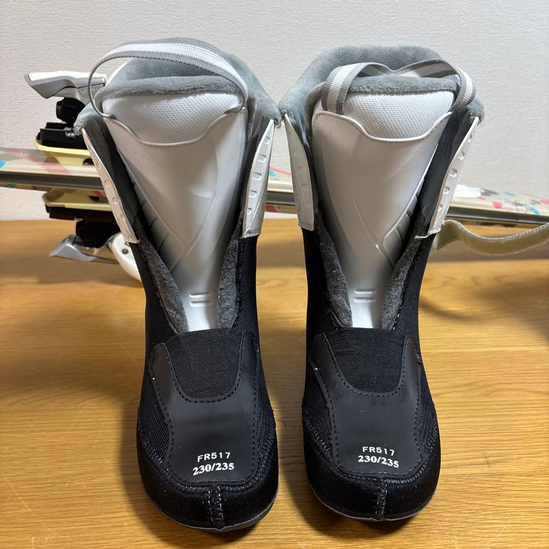 レディーススキーセット　head 23-23.5cm SALOMON 131cm