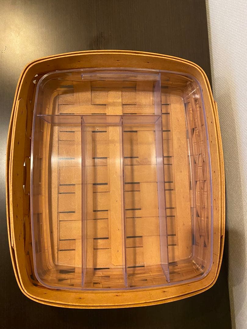 ロンガーバーガー　2段バスケット アイアンフレーム付き