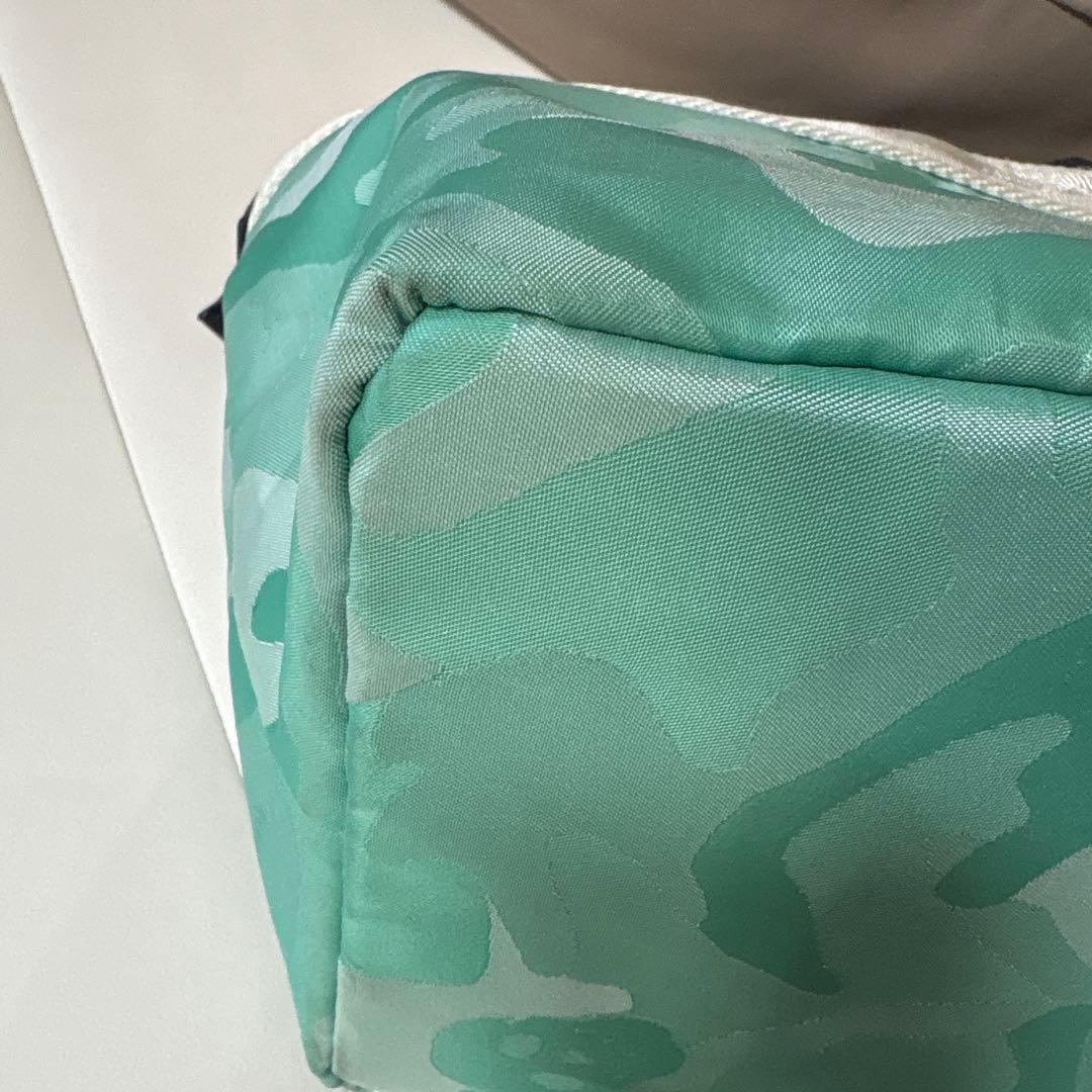 マークアンドロナ　ミントグリーン 迷彩柄 ゴルフバッグ　ラウンドバッグ