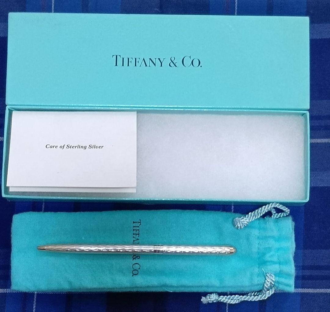 【廃盤商品・美品】Tiffany & Co. Ag925銀張ボールペン