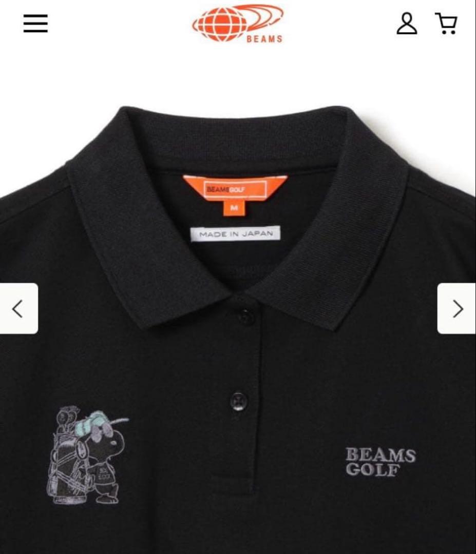 新品未使用 ビームスゴルフ　スヌーピーコラボ　ポロシャツ