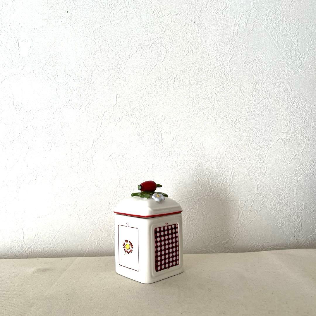 M908 ◯ビレロイ＆ボッホ　キャニスター【未使用】　陶器製