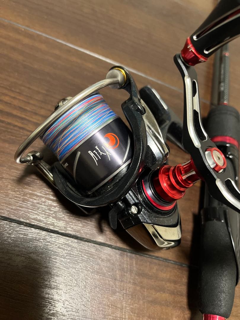 月下美人アジングロッドとスピニングリールセット