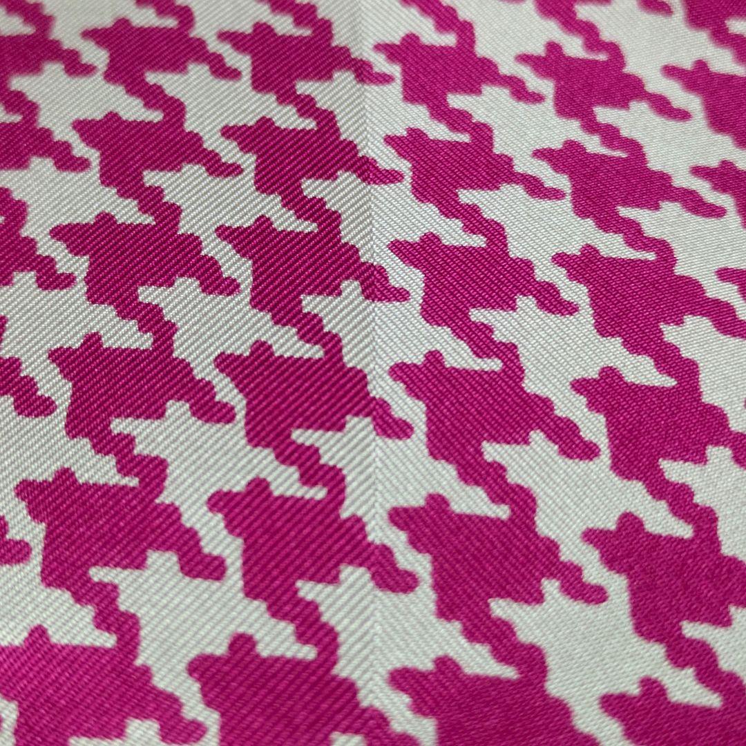 Christian Dior クリスチャンディオール スカーフ 薔薇 千鳥格子