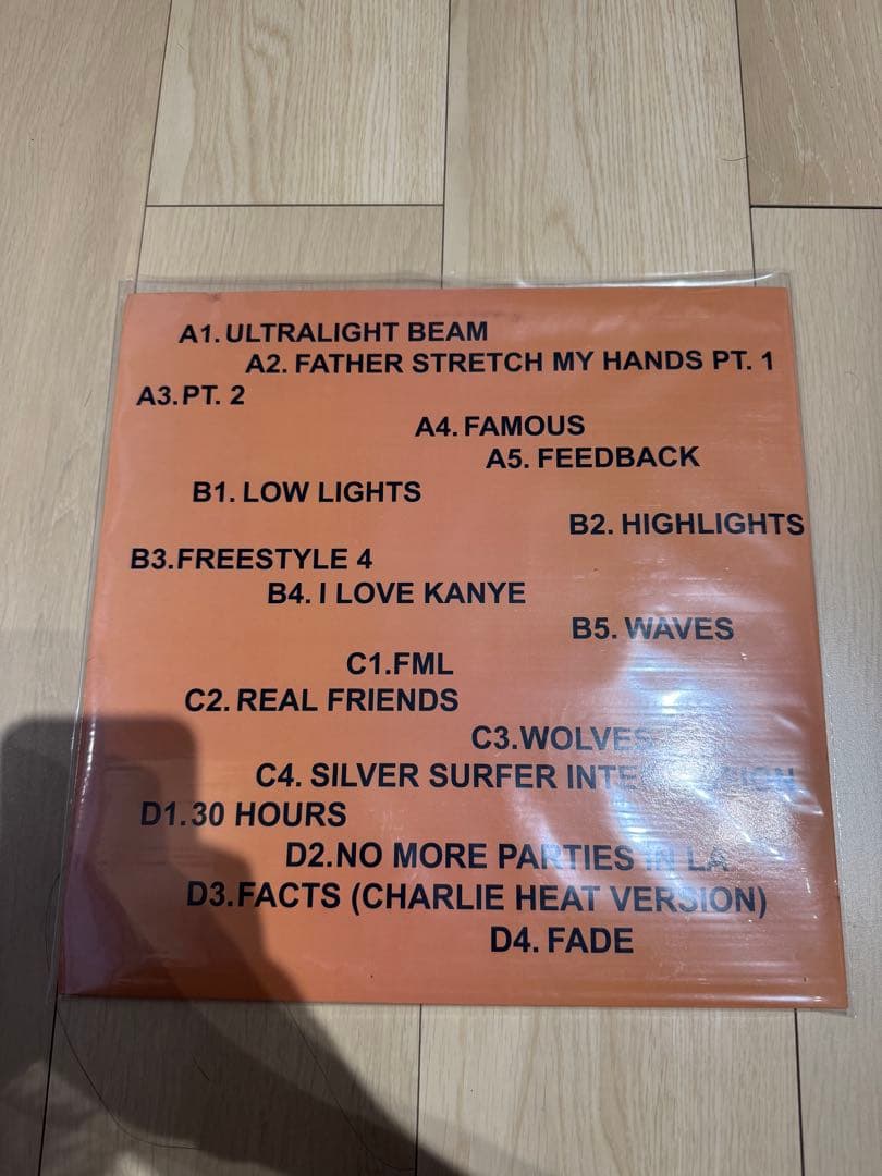 C*M様 The Life of Pablo レコード