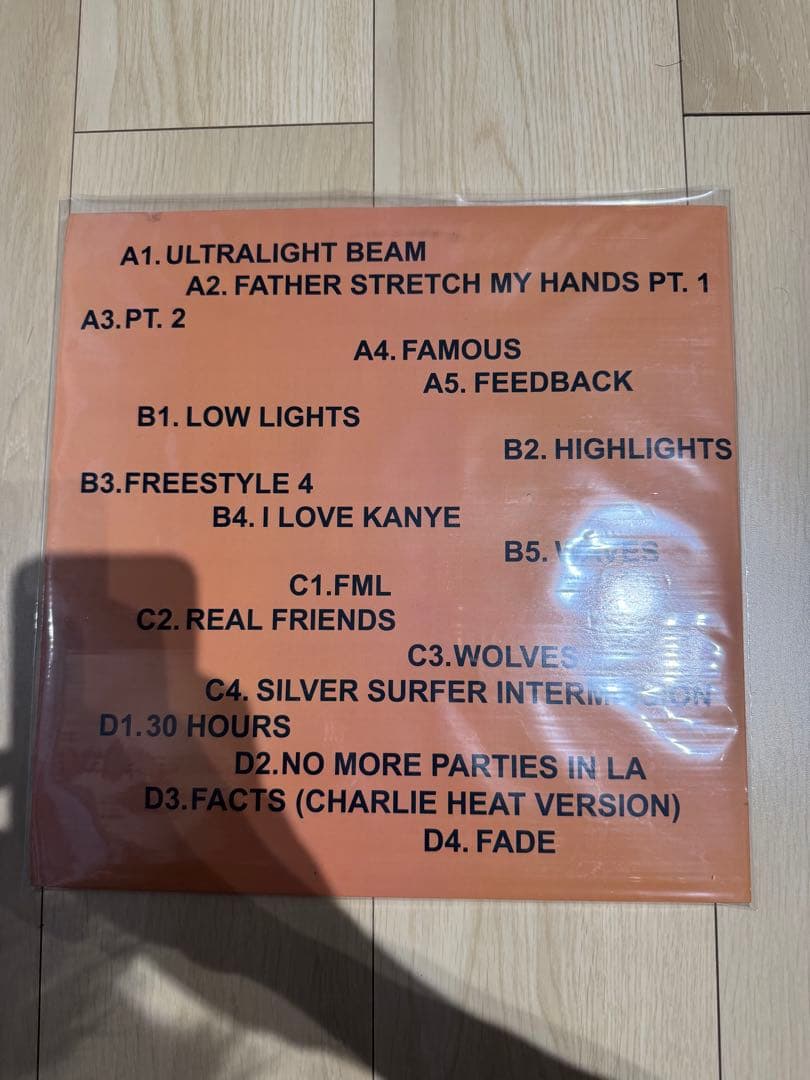 C*M様 The Life of Pablo レコード