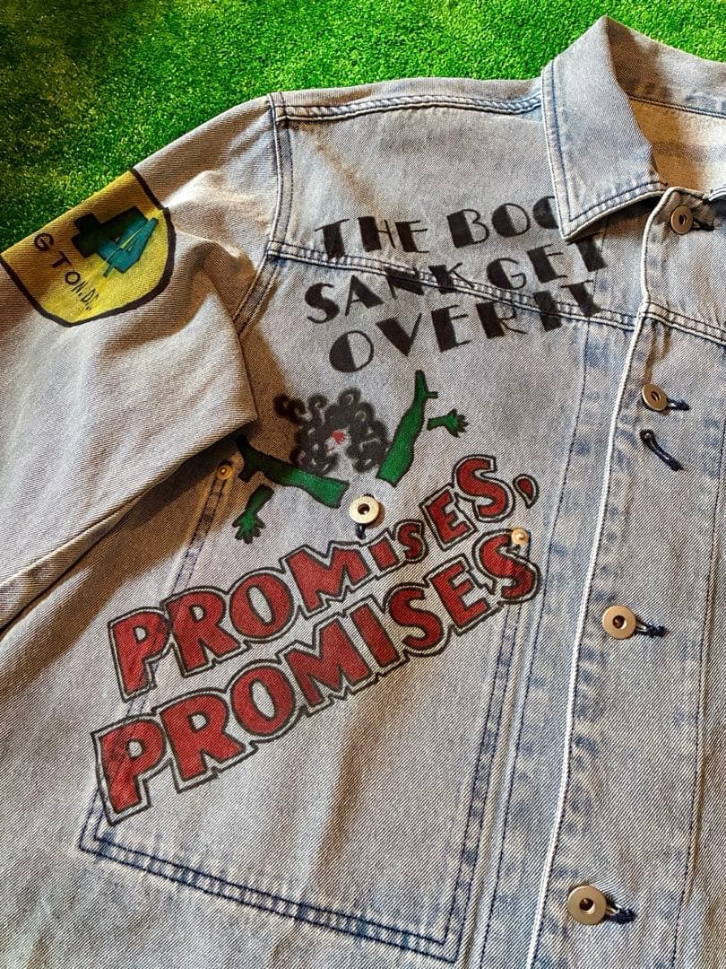 Used デニムジャケット ハンドペイント メモリアル ビンテージ リメイク