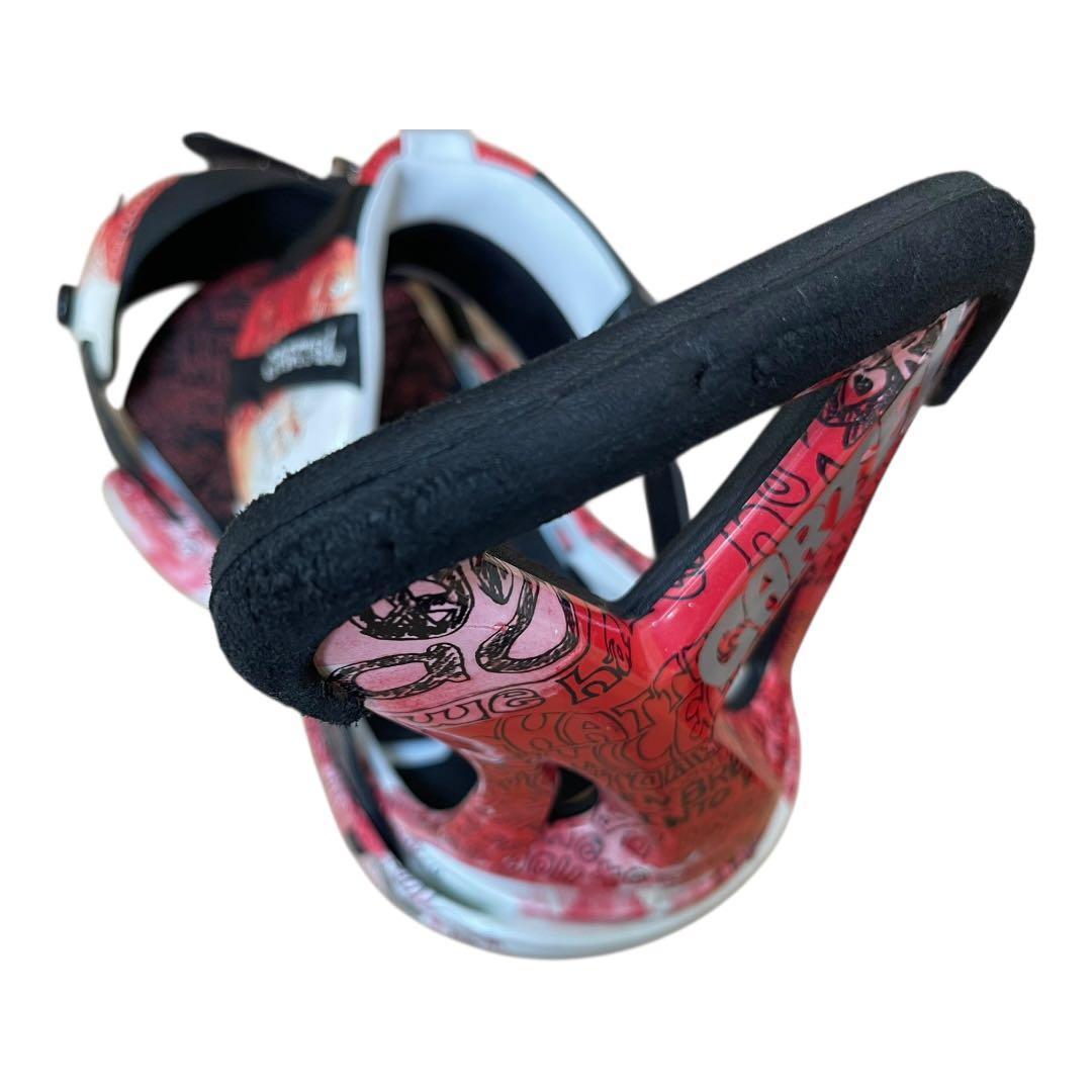 BURTON CARTEL バートン ビンディング Mサイズ 赤/白/黒