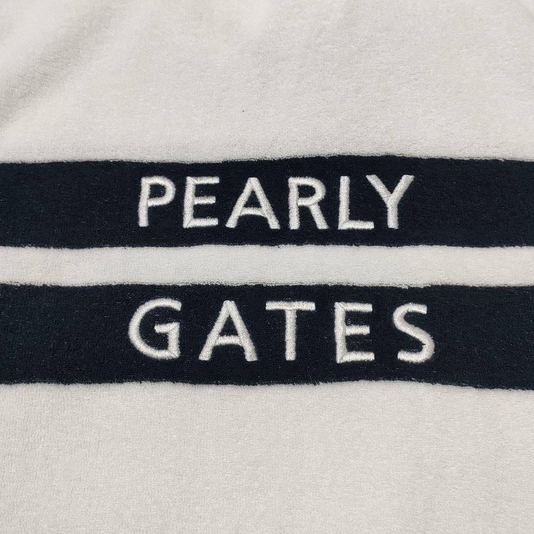 パーリーゲイツ　パイル地　ノースリーブ　シャツ　ストレッチ　襟付　ホワイト　00