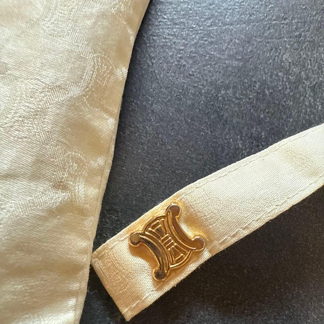 CELINE 2段折り畳み刺繍日傘