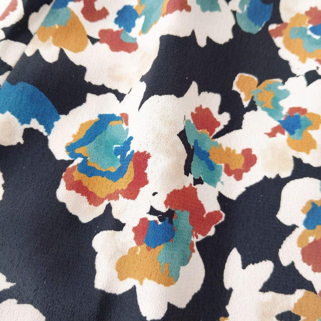 美品　EPOCA　エポカ　華やか　ロング　ワンピース　ノースリーブ　リボン