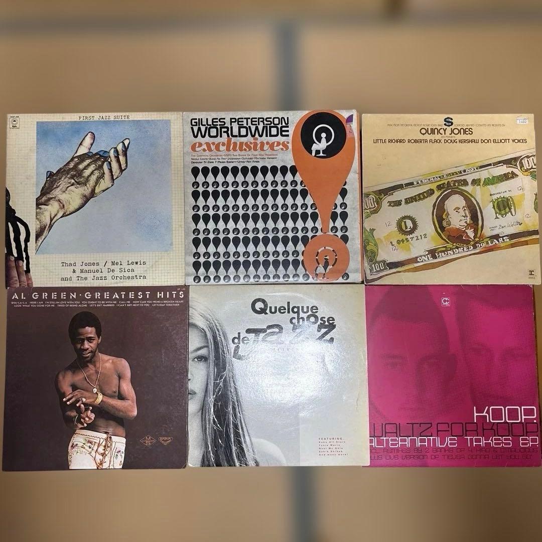 レアグルーブ　クラブジャズ　ブラジルなどまとめ売り！レコード78枚　レア盤も。