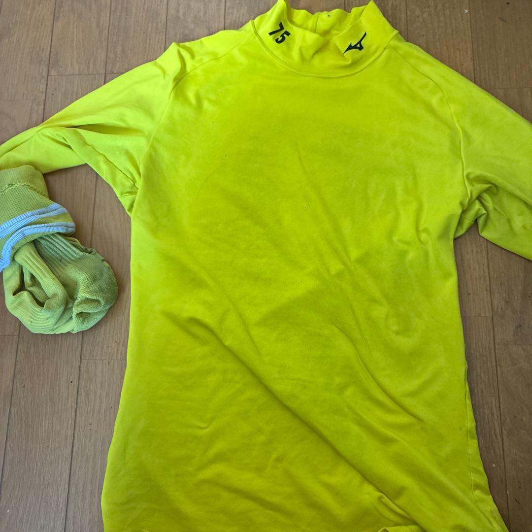 Mizuno サッカーウェアセット 75番 イエロー