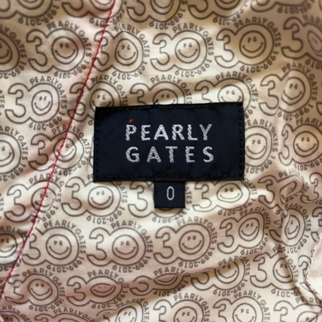 PEARLY GATES パターンプリント ゴルフパンツ ショートパンツ 0 赤