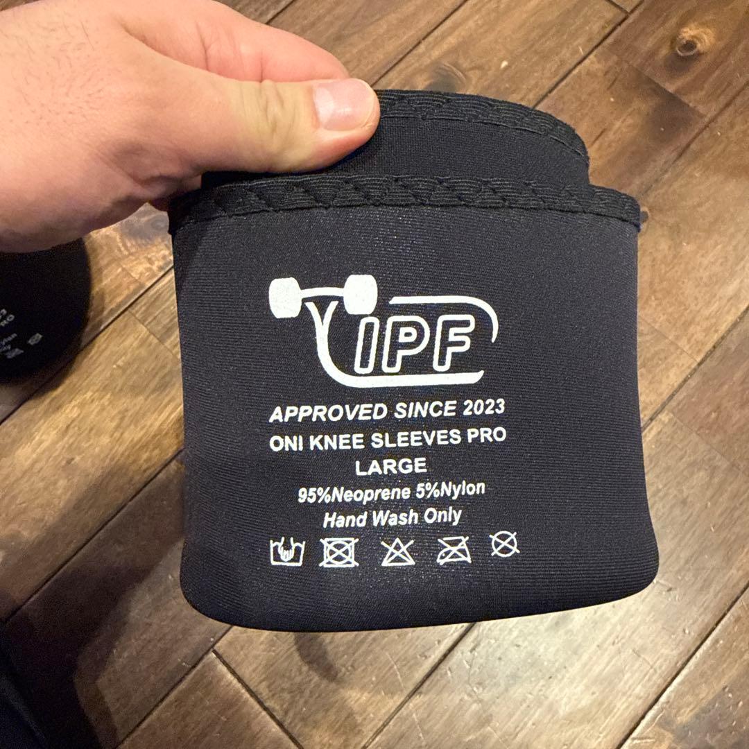 IPF ONI KNEE SLEEVES PRO Lサイズ